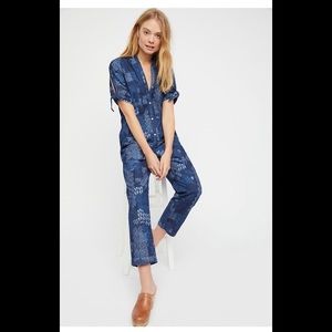 Free People Indigo Daze jumpsuit